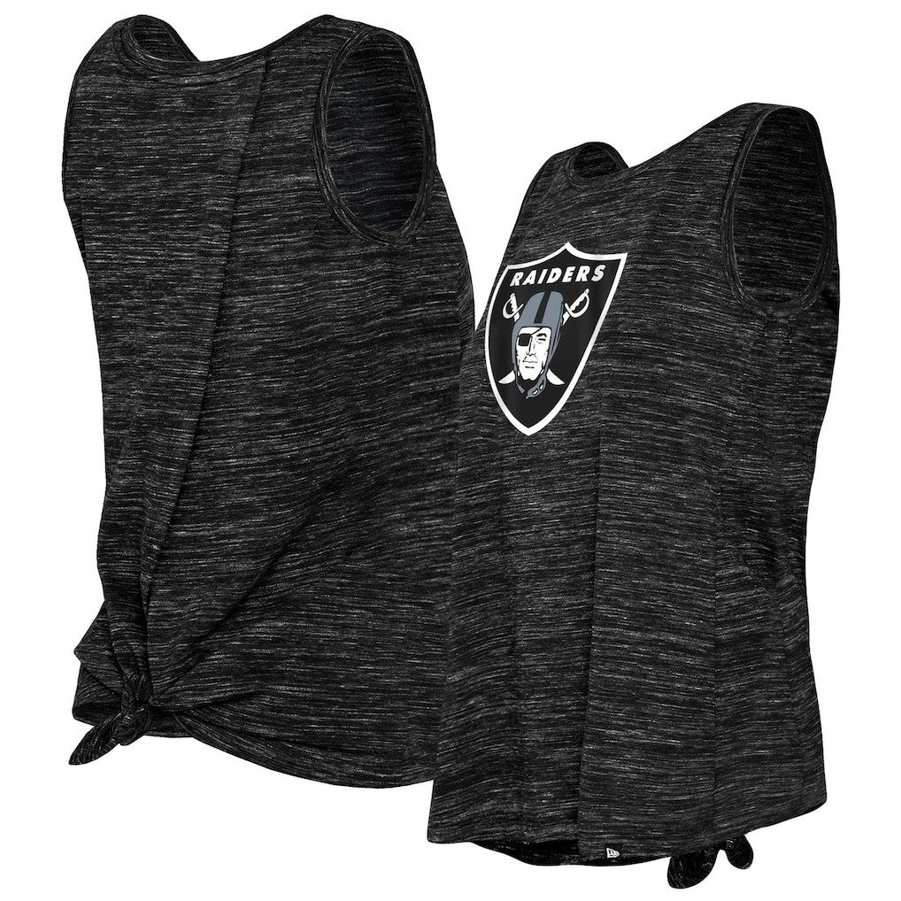 Las Vegas Raiders Women's Space Dye Tie-Back Tank Top | NFL Sale