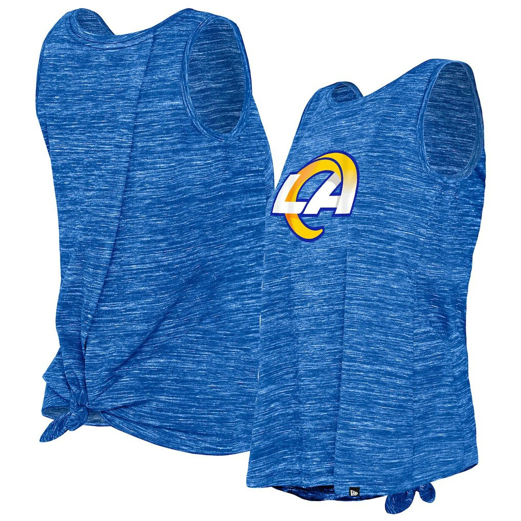 Los Angeles Rams Women's Space Dye Tie-Back Tank Top | NFL Near me