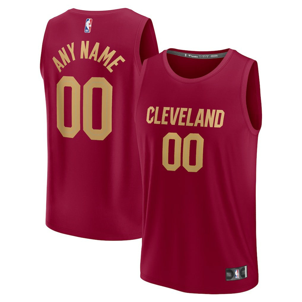 Maroon Cleveland Cavaliers Youth Fast Break Custom Jersey sale | NBA
