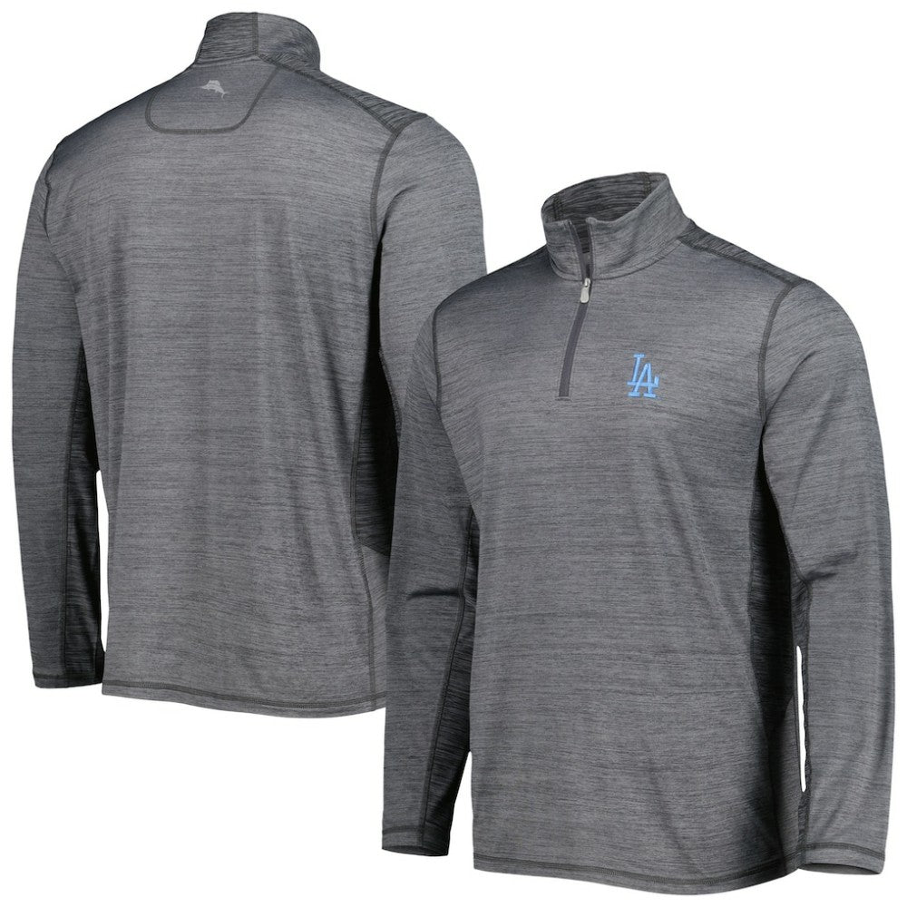 Los Angeles Dodgers Tommy Bahama Delray IslandZone Half-Zip Top - MLB Tops
