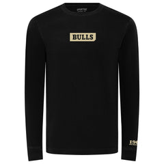 Black Chicago Bulls Sportiqe Unisex 1966 Collection Mohave Pullover Sweatshirt | NBA