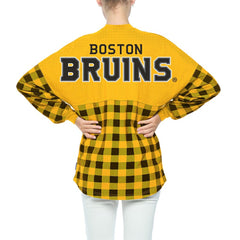 Boston Bruins Fanatics Women's Buffalo Check Long Sleeve T-Shirt -  NHL T-shirts