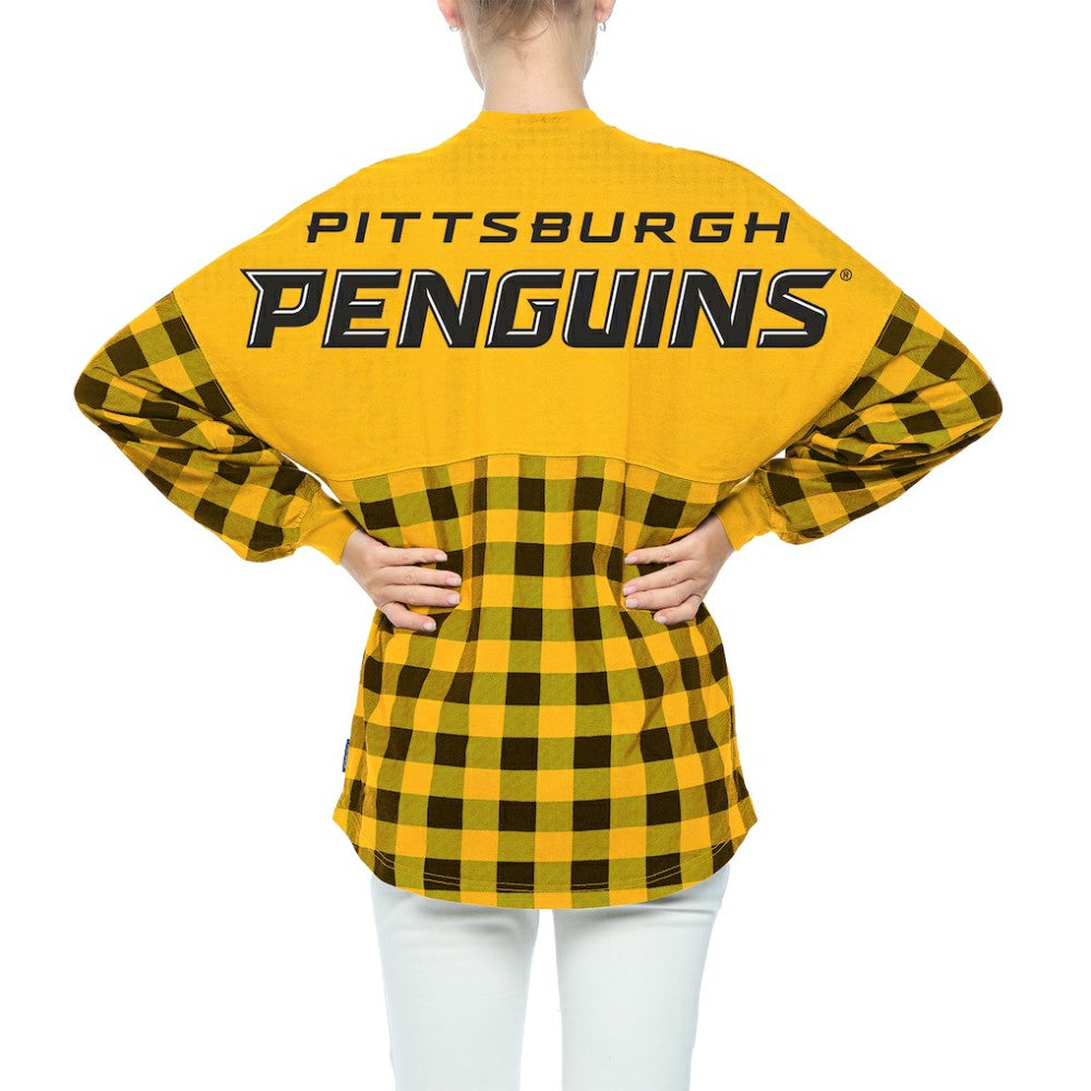 Pittsburgh Penguins Fanatics Women's Buffalo Check Long Sleeve T-Shirt -  NHL T-shirts