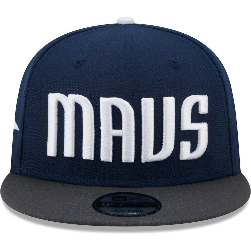 Navy/Gray Dallas Mavericks Jersey Hook Statement Edition 9FIFTY Snapback Hat sale | NBA
