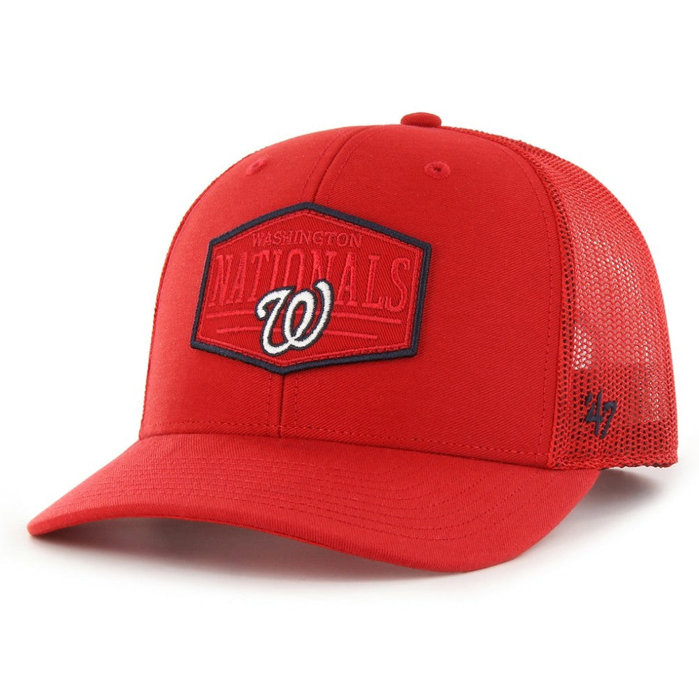 Washington Nationals '47 Ridgeline Tonal Patch Trucker Adjustable Hat - MLB Hats