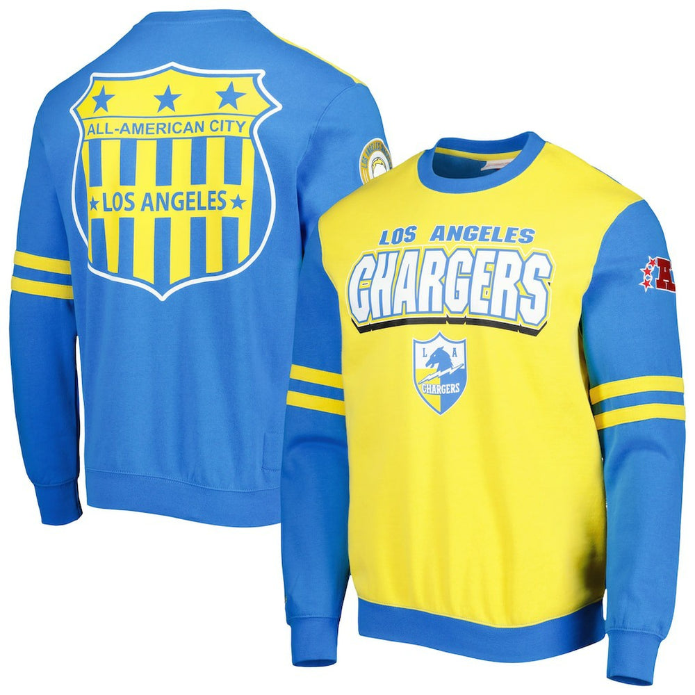 Los Angeles Chargers All Over 2.0 Pullover Sweatshirt | NFL US