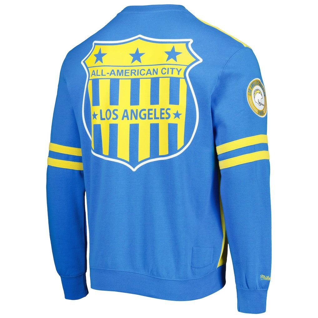 Los Angeles Chargers All Over 2.0 Pullover Sweatshirt | NFL US