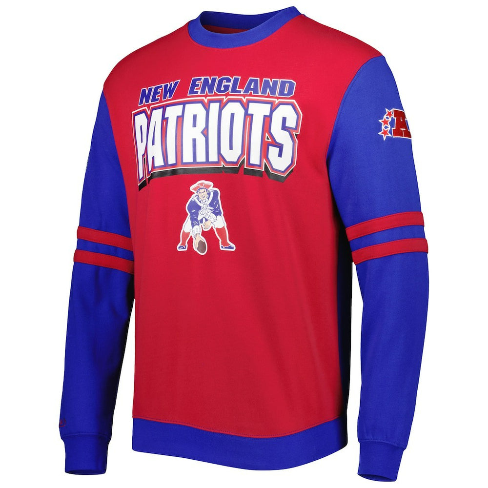 New England Patriots All Over 2.0 Pullover Sweatshirt | NFL Outlet