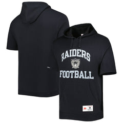 Las Vegas Raiders Washed Short Sleeve Pullover Hoodie | NFL Near me