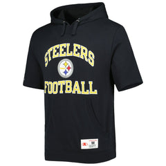 Pittsburgh Steelers Washed Short Sleeve Pullover Hoodie | NFL US