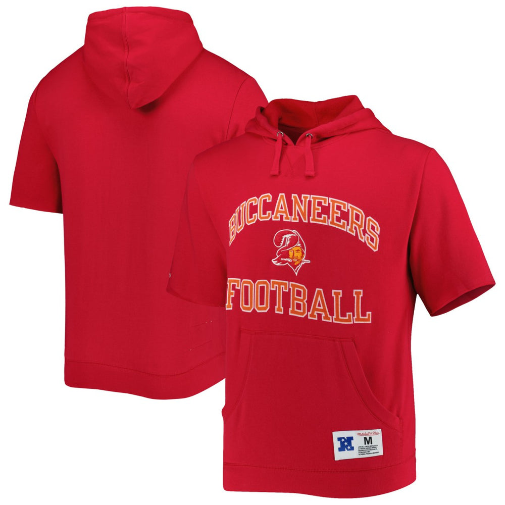 Tampa Bay Buccaneers Washed Short Sleeve Pullover Hoodie | NFL Near me