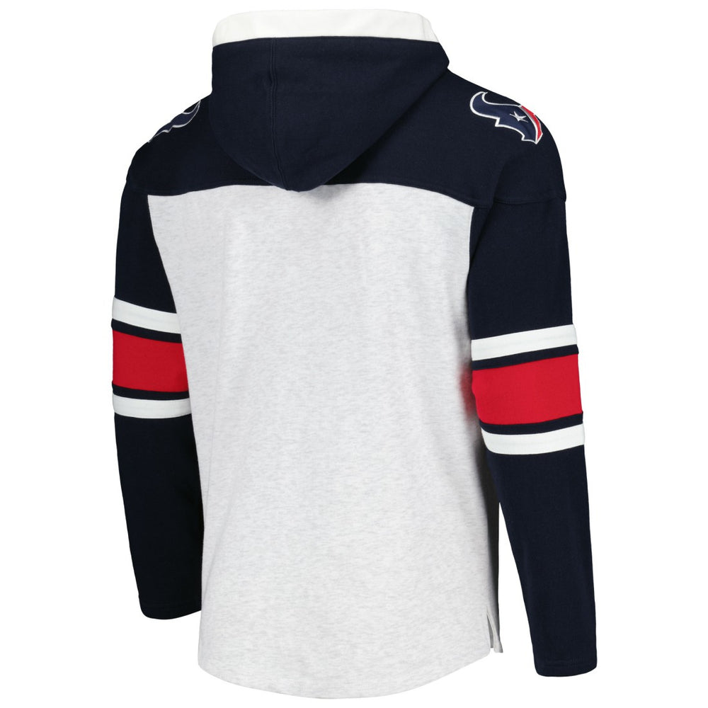 Houston Texans '47 Gridiron Lace-Up Pullover Hoodie | NFL Outlet