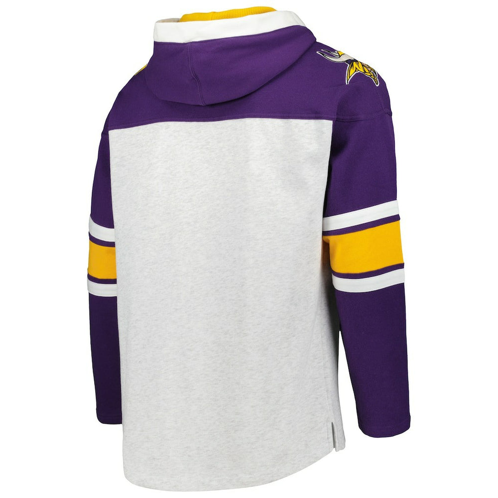 Minnesota Vikings '47 Gridiron Lace-Up Pullover Hoodie | NFL Sale