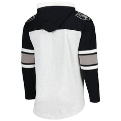 Las Vegas Raiders '47 Gridiron Lace-Up Pullover Hoodie | NFL On sale