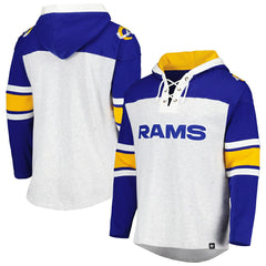 Los Angeles Rams '47 Gridiron Lace-Up Pullover Hoodie | NFL Near me