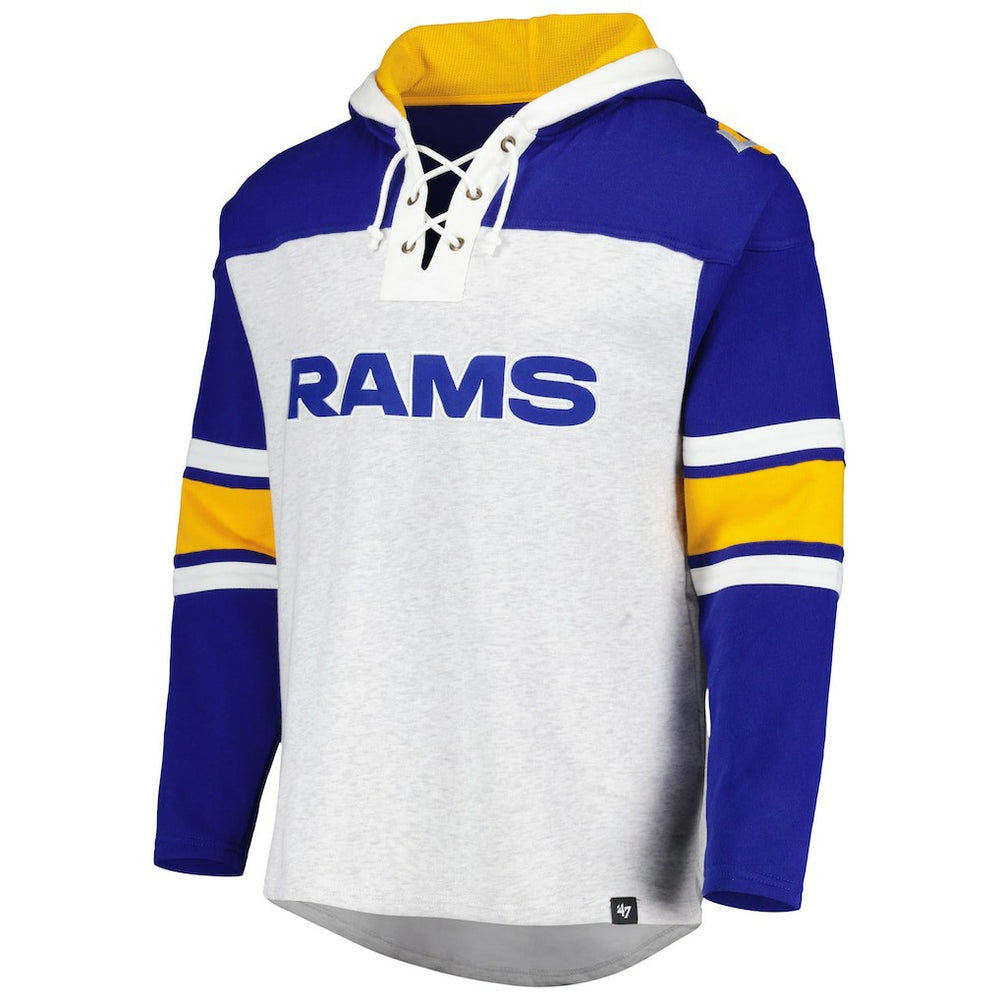 Los Angeles Rams '47 Gridiron Lace-Up Pullover Hoodie | NFL Near me