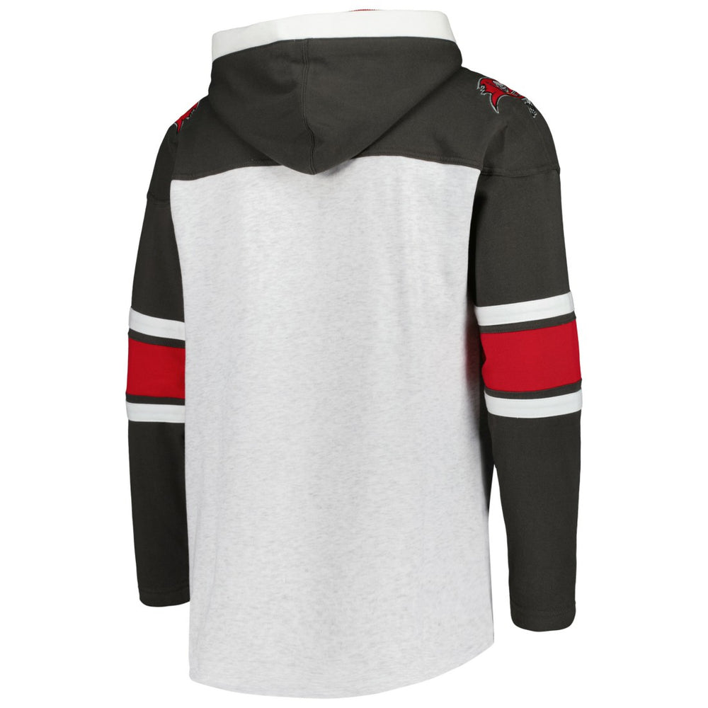 Tampa Bay Buccaneers '47 Gridiron Lace-Up Pullover Hoodie | NFL Discount