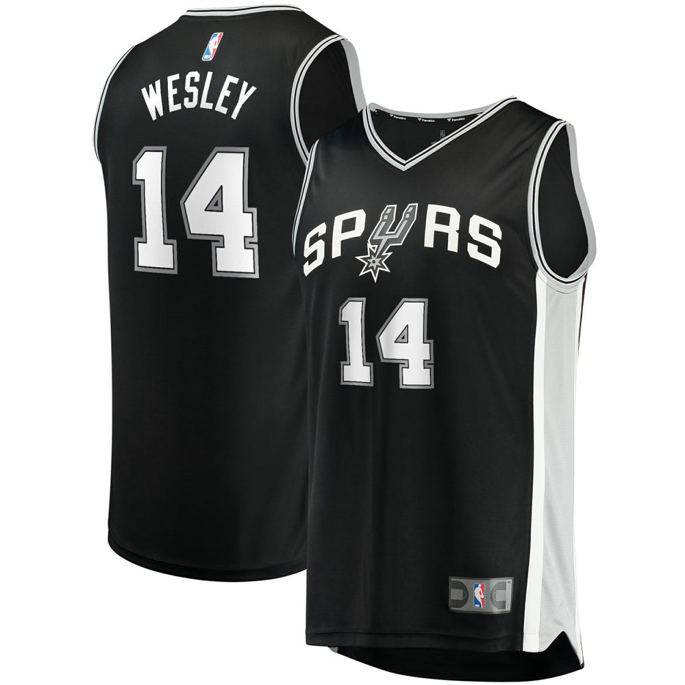 Black Blake Wesley San Antonio Spurs Fast Break Replica Player Jersey | NBA