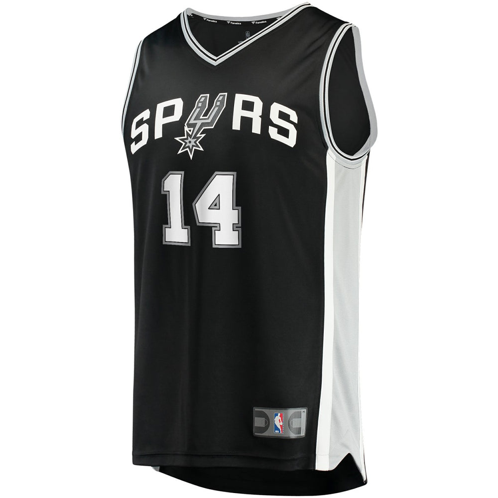 Black Blake Wesley San Antonio Spurs Fast Break Replica Player Jersey | NBA