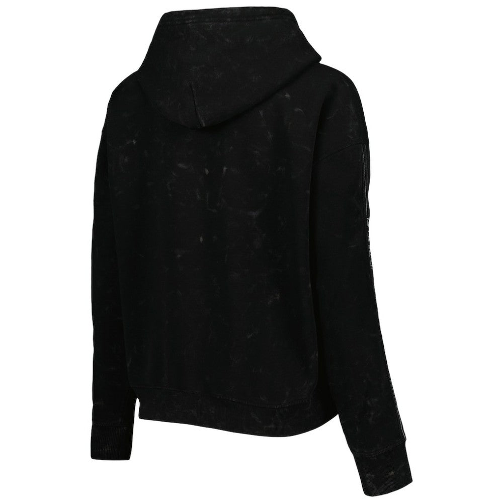 Chicago Cubs The Wild Collective Women's Marble Pullover Hoodie - MLB Hoodies