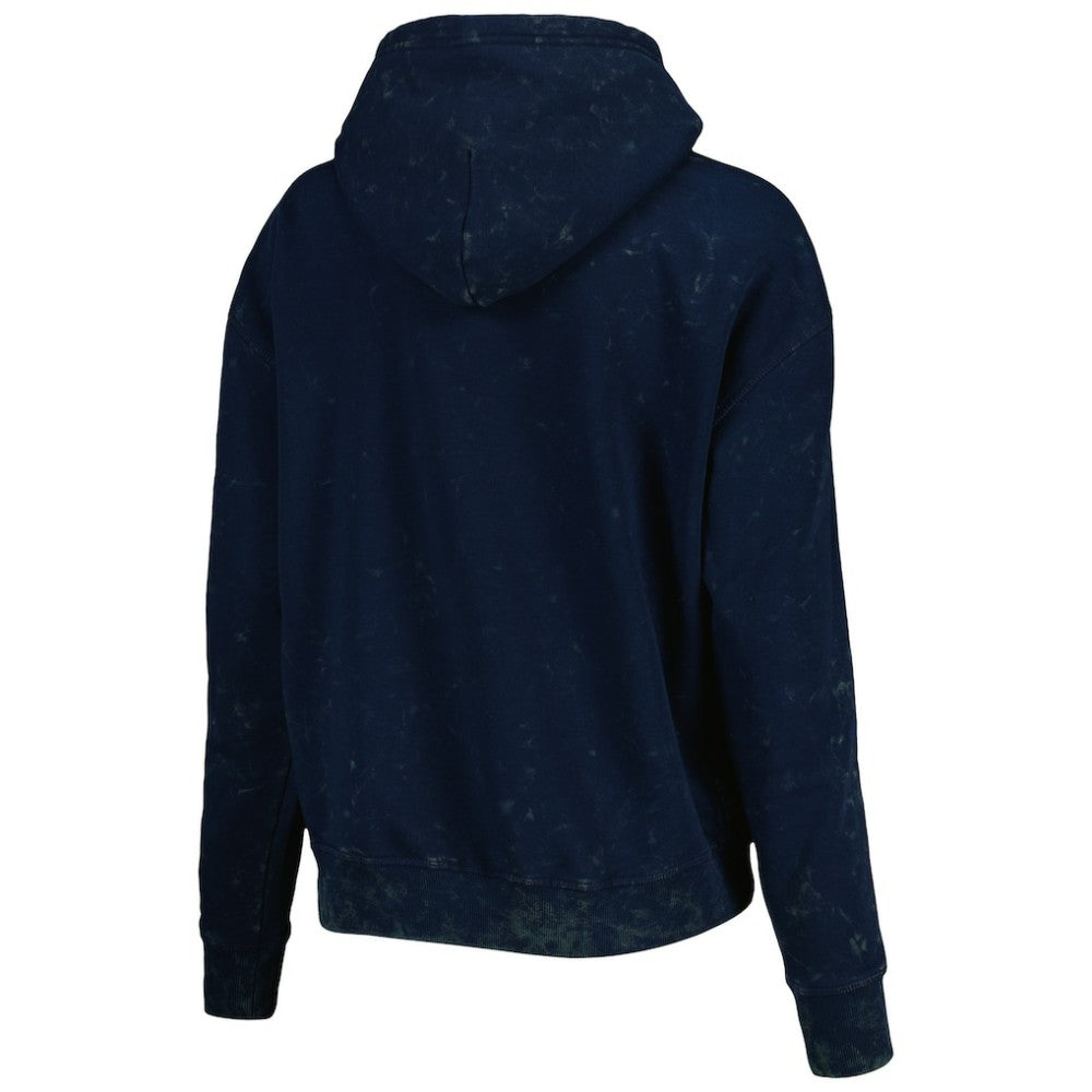 New York Yankees The Wild Collective Women's Marble Pullover Hoodie - MLB Hoodies