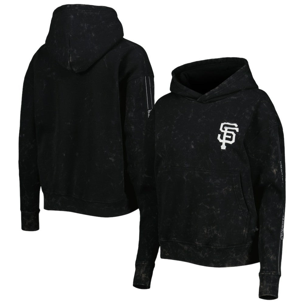 San Francisco Giants The Wild Collective Women's Marble Pullover Hoodie - MLB Hoodies