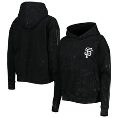 San Francisco Giants The Wild Collective Women's Marble Pullover Hoodie - MLB Hoodies