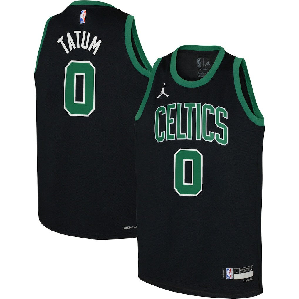Black Jayson Tatum Boston Celtics Jordan Brand Youth Swingman Jersey | NBA