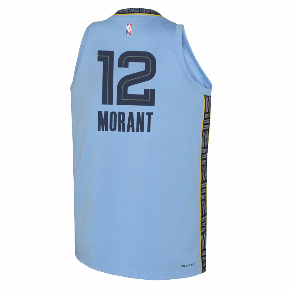 Light Blue Ja Morant Memphis Grizzlies Jordan Brand Youth Swingman Jersey | NBA
