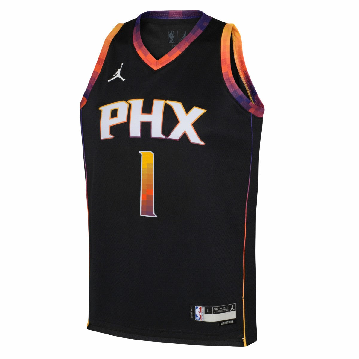 Black Devin Booker Phoenix Suns Jordan Brand Youth Swingman Jersey | NBA