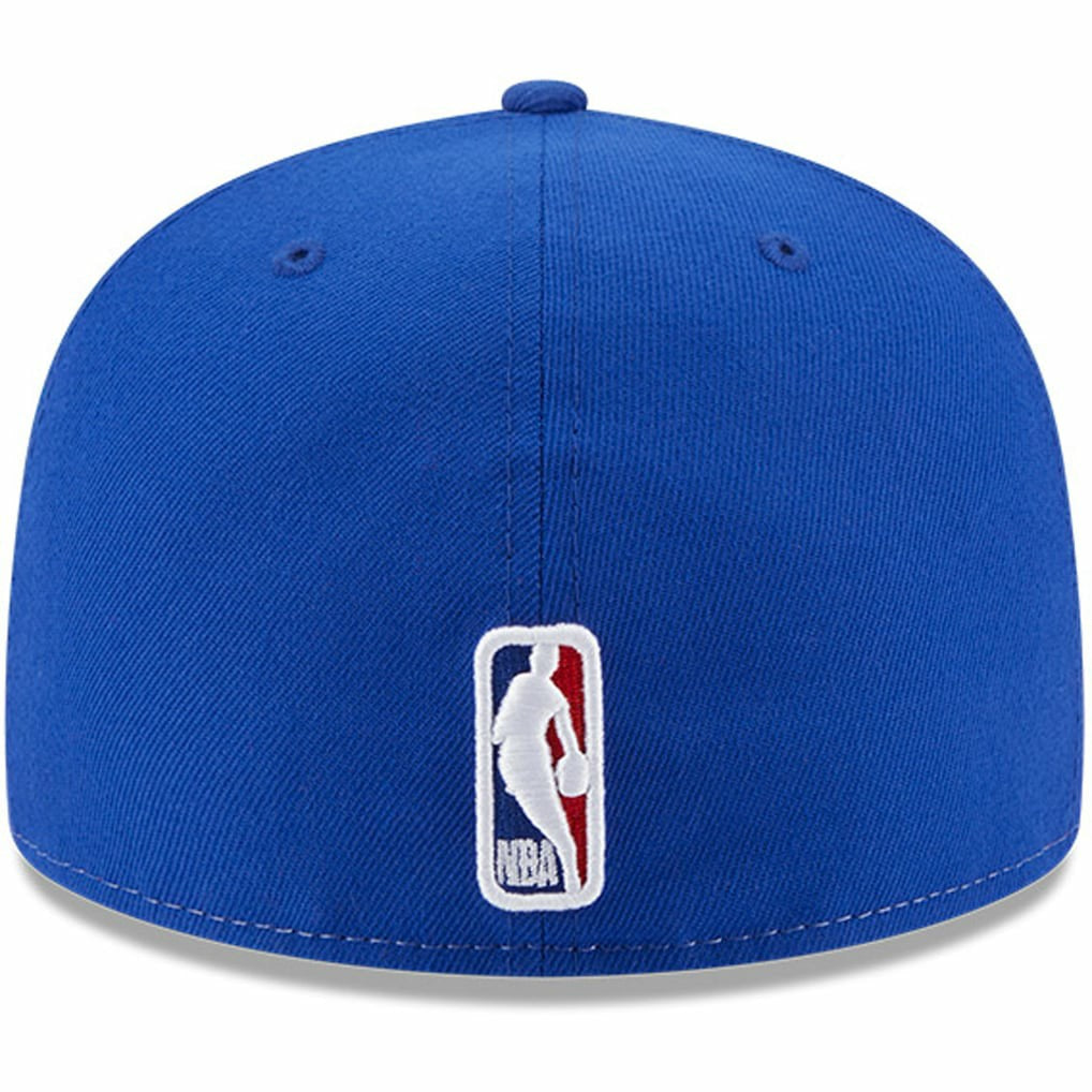 White/Royal Philadelphia 76ers Back Half 9FIFTY Fitted Hat | NBA