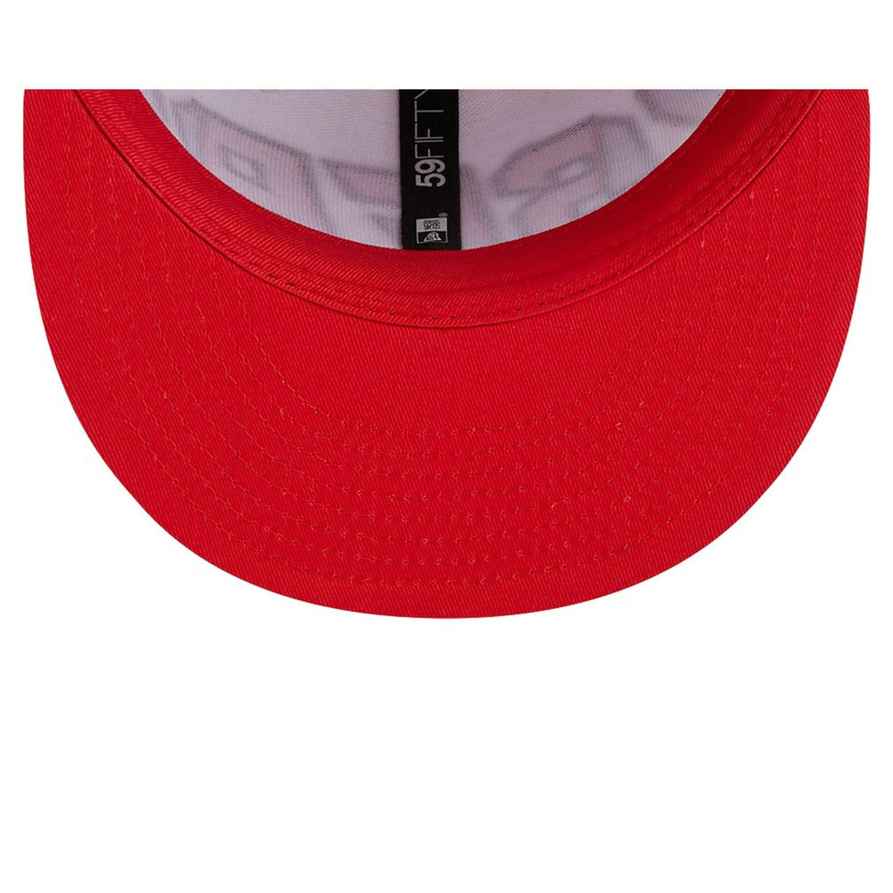 White/Royal Philadelphia 76ers Back Half 9FIFTY Fitted Hat | NBA