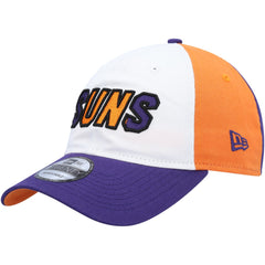 White/Purple Phoenix Suns Back Half 9TWENTY Adjustable Hat | NBA