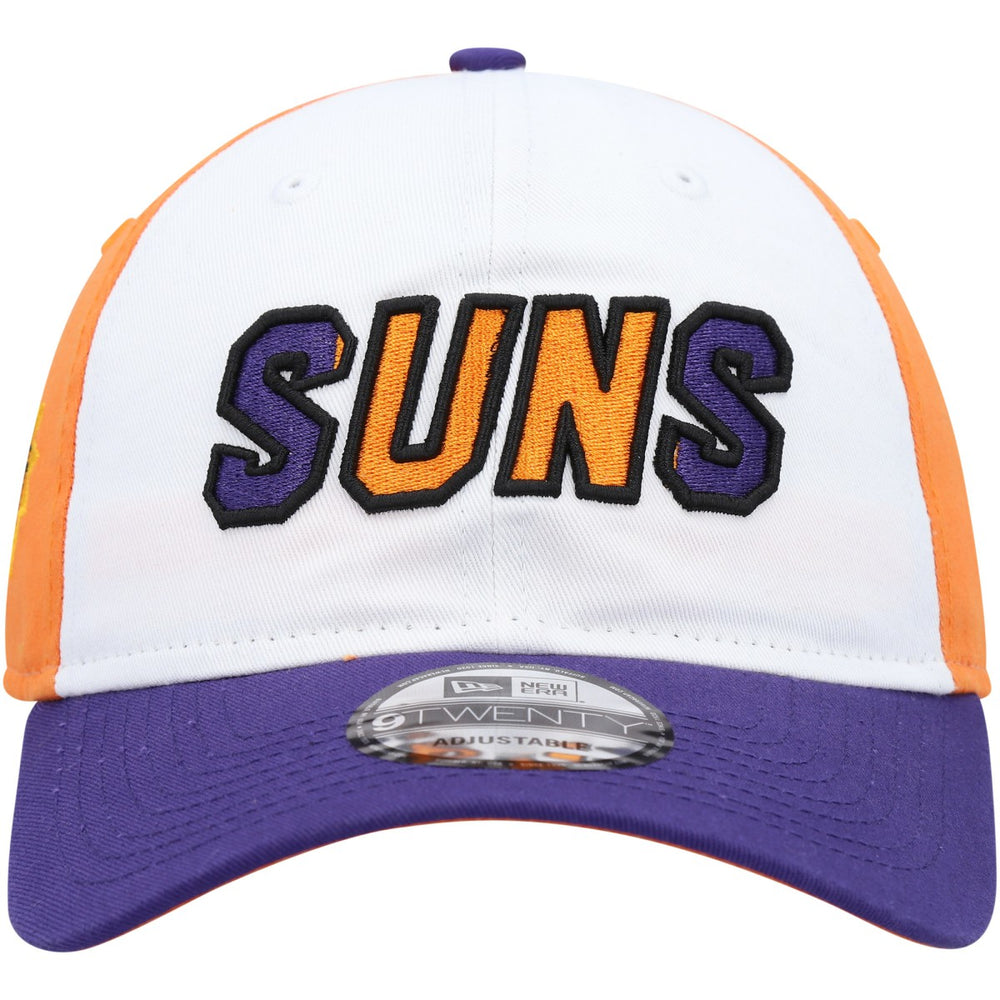 White/Purple Phoenix Suns Back Half 9TWENTY Adjustable Hat | NBA