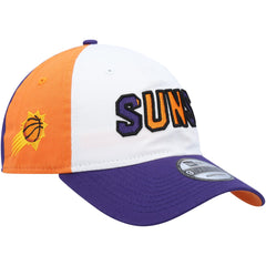 White/Purple Phoenix Suns Back Half 9TWENTY Adjustable Hat | NBA