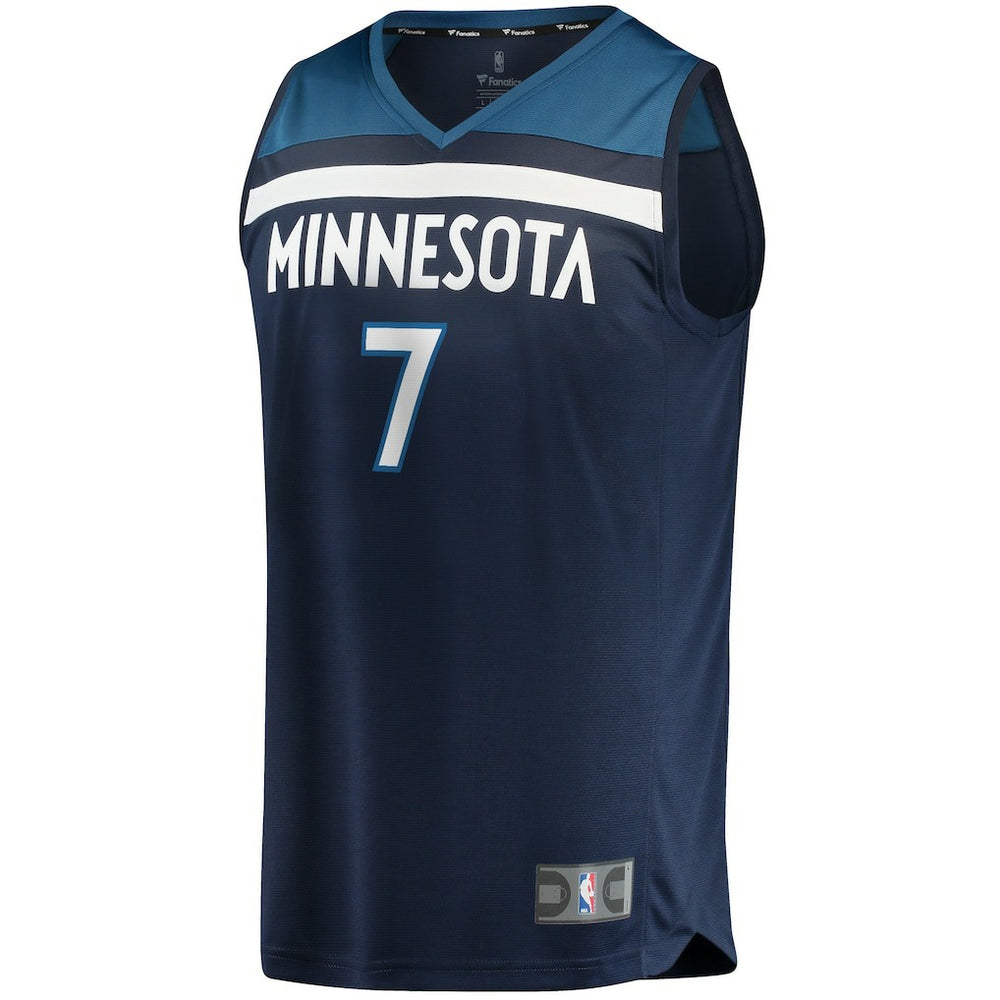 Edition - Navy Wendell Moore Jr. Minnesota Timberwolves 2022 NBA Draft First Round Pick Fast Break Replica Player Jersey Icon | NBA