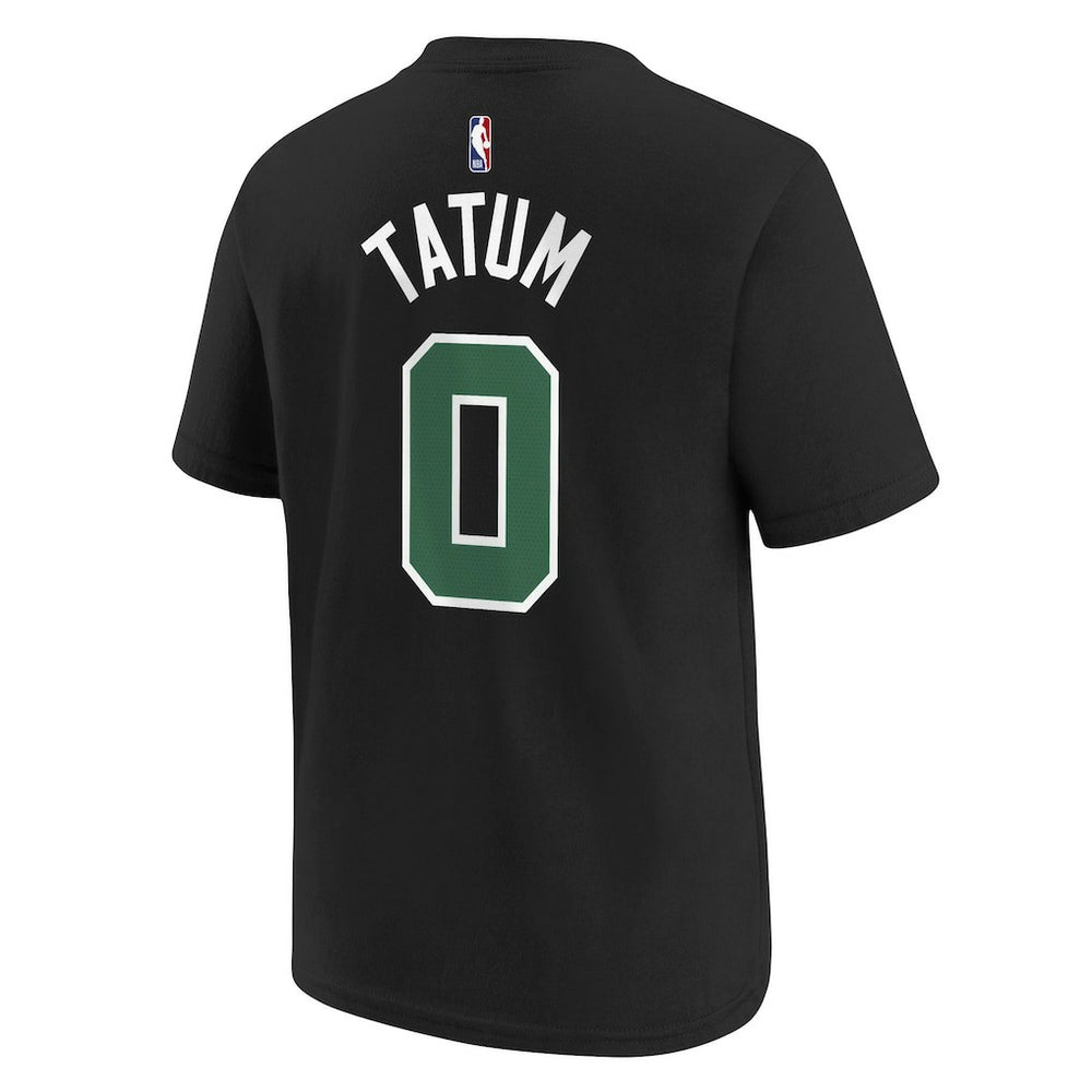 Black Jayson Tatum Boston Celtics Jordan Brand Youth Statement Edition Name & Number Player T-Shirt | NBA