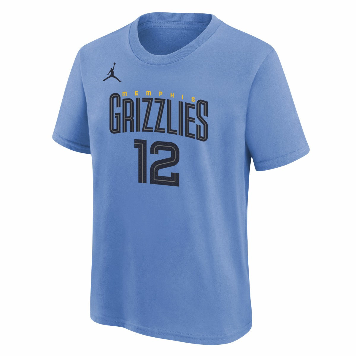 Light Blue Ja Morant Memphis Grizzlies Jordan Brand Youth Statement Edition Name & Number Player T-Shirt | NBA