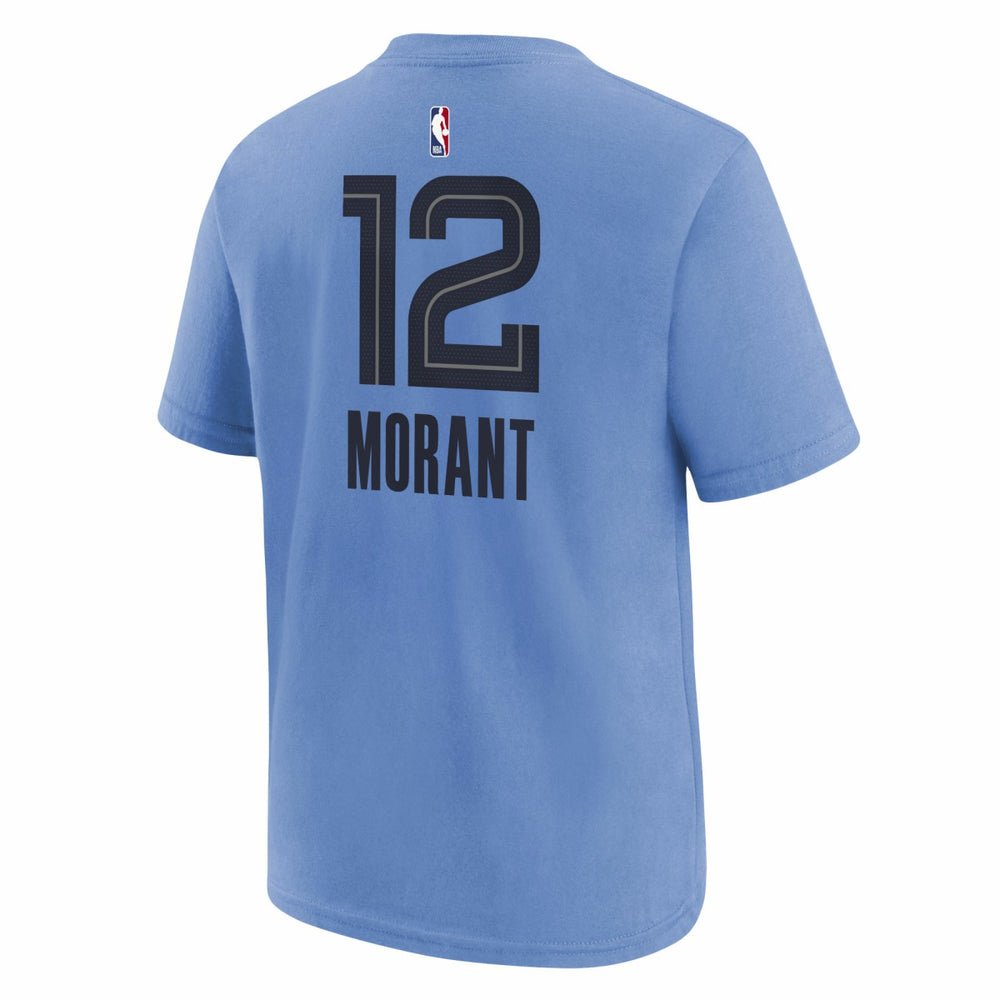 Light Blue Ja Morant Memphis Grizzlies Jordan Brand Youth Statement Edition Name & Number Player T-Shirt | NBA