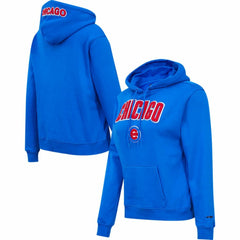 Chicago Cubs Pro Standard Women's Classic Fleece Pullover Hoodie - MLB Hoodies