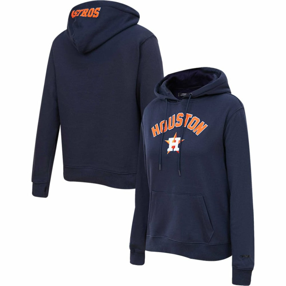 Houston Astros Pro Standard Women's Classic Fleece Pullover Hoodie - MLB Hoodies