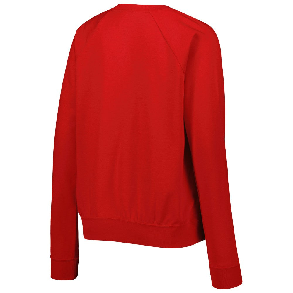 England National Team Women's Lockup Varsity Tri-Blend Raglan Pullover Sweatshirt