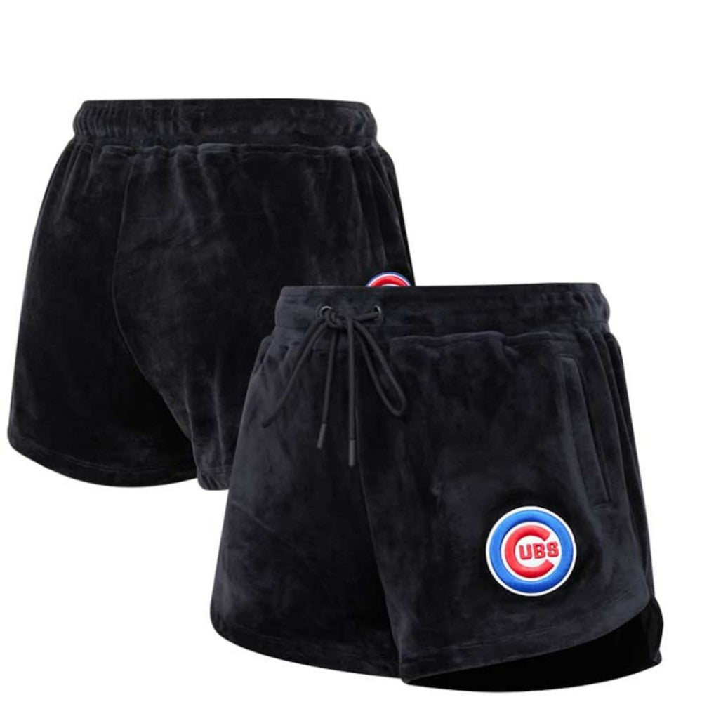 Chicago Cubs Pro Standard Women's Classic Velour Lounge Shorts - MLB Shorts