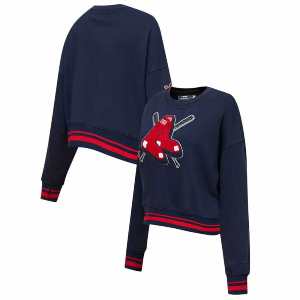 Boston Red Sox Pro Standard Women's Mash Up Pullover Sweatshirt - MLB Pullover