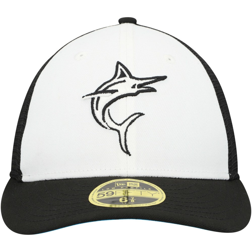 Miami Marlins New Era 2023 On-Field Batting Practice Low Profile 59FIFTY Fitted Hat - MLB Hats