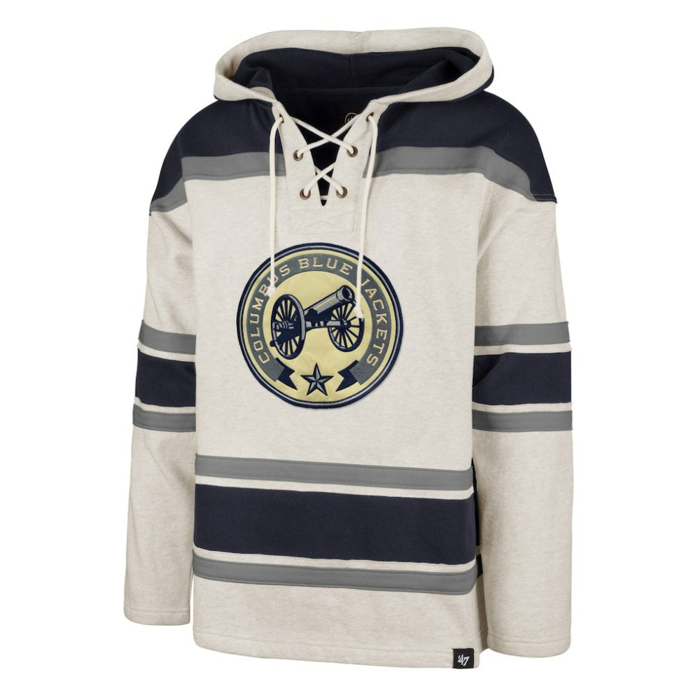 Columbus Blue Jackets '47 Rockaway Lace-Up Pullover Hoodie -  NHL Hoodies