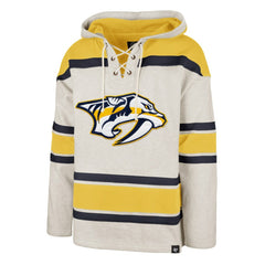 Nashville Predators '47 Rockaway Lace-Up Pullover Hoodie -  NHL Hoodies