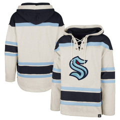 Seattle Kraken '47 Rockaway Lace-Up Pullover Hoodie -  NHL Hoodies