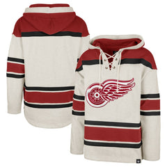 Detroit Red Wings '47 Rockaway Lace-Up Pullover Hoodie -  NHL Hoodies