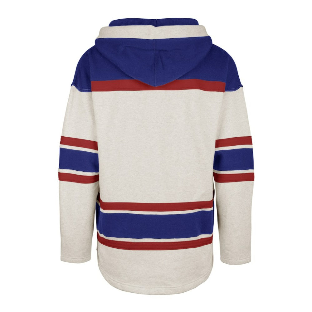 New York Rangers '47 Rockaway Lace-Up Pullover Hoodie -  NHL Hoodies
